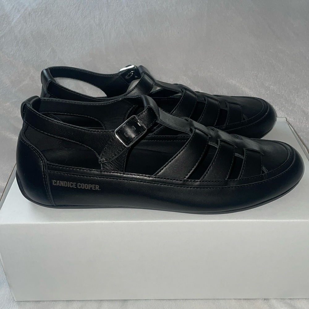 NWT Candice Cooper Rock T-Bar Fisherman Sandal - Picture 10 of 15